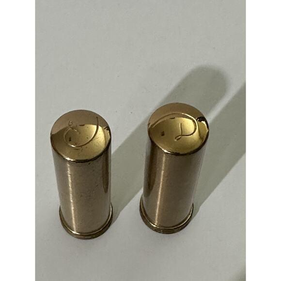 2 Dana Tabu Lipstick 60’s Metal Golden Plated Case Bermuda True Red Vintage RARE - Picture 6 of 8